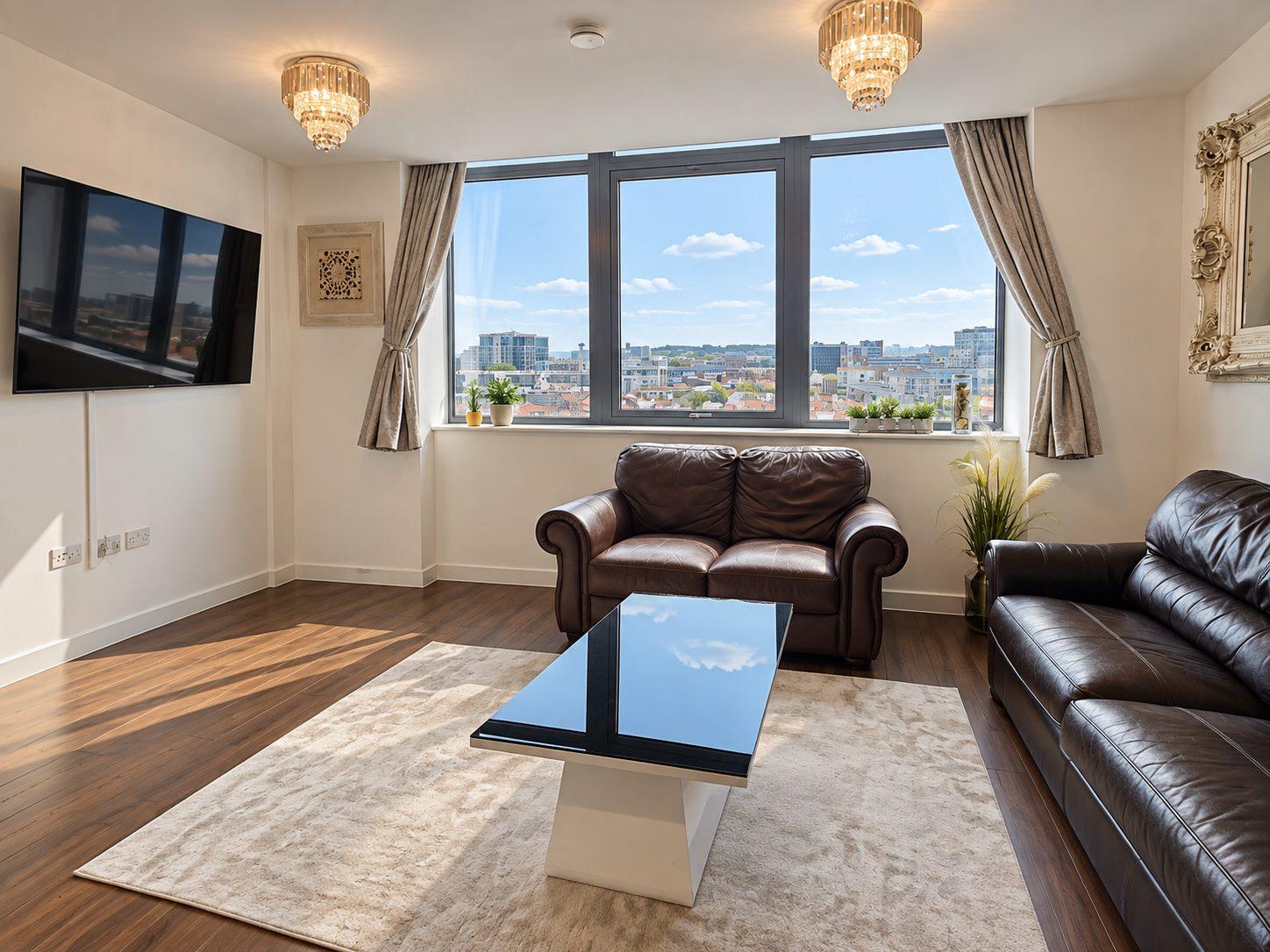 Spacious Liverpool City Centre Apartment with View