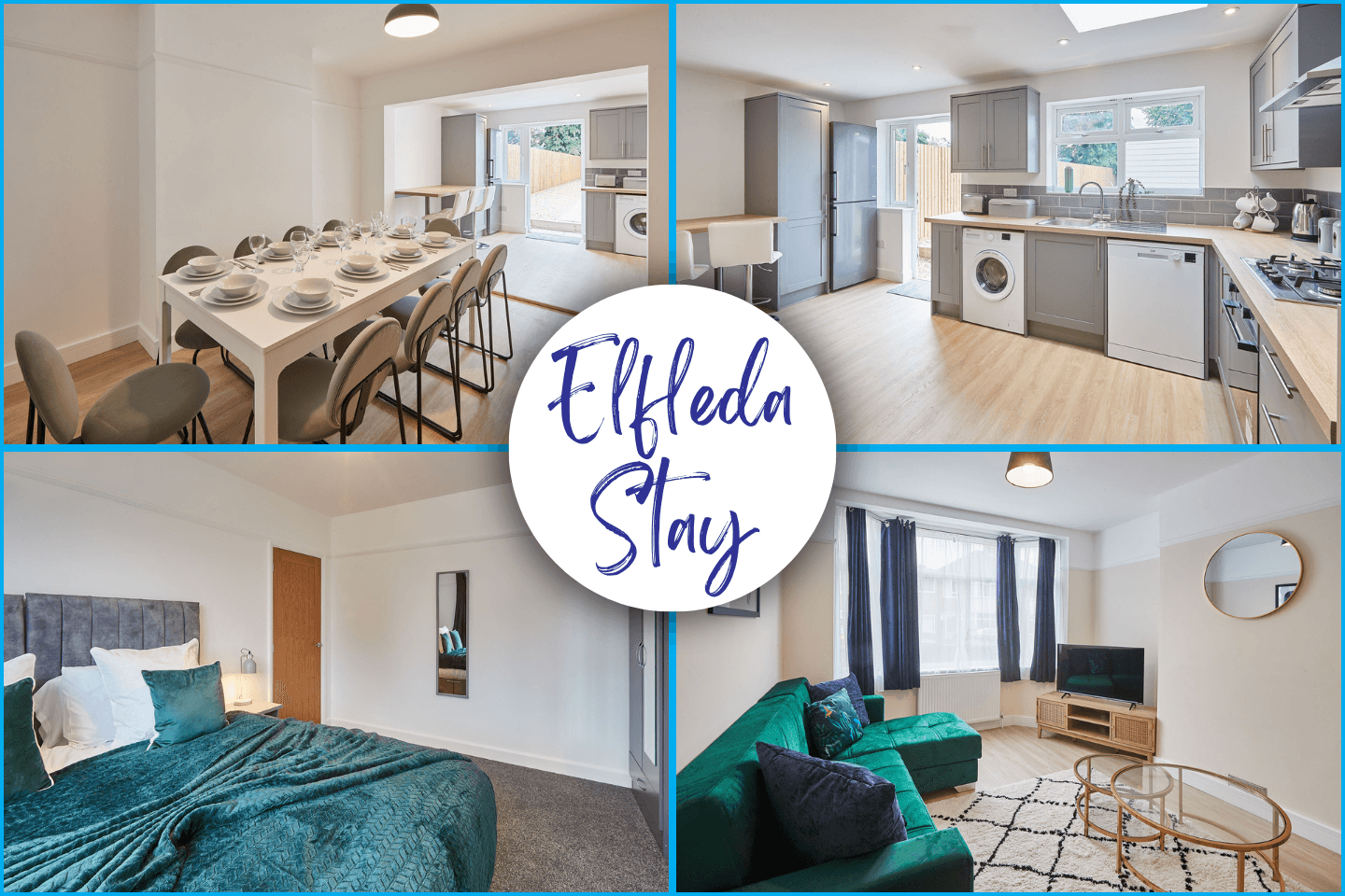 Elfleda Stay | Modern 5 bedroom house
