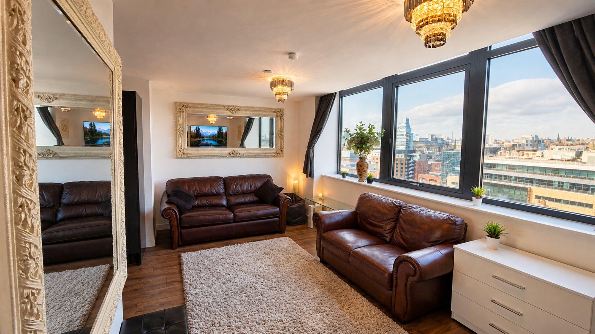 Spacious Liverpool City Centre Apartment with View
