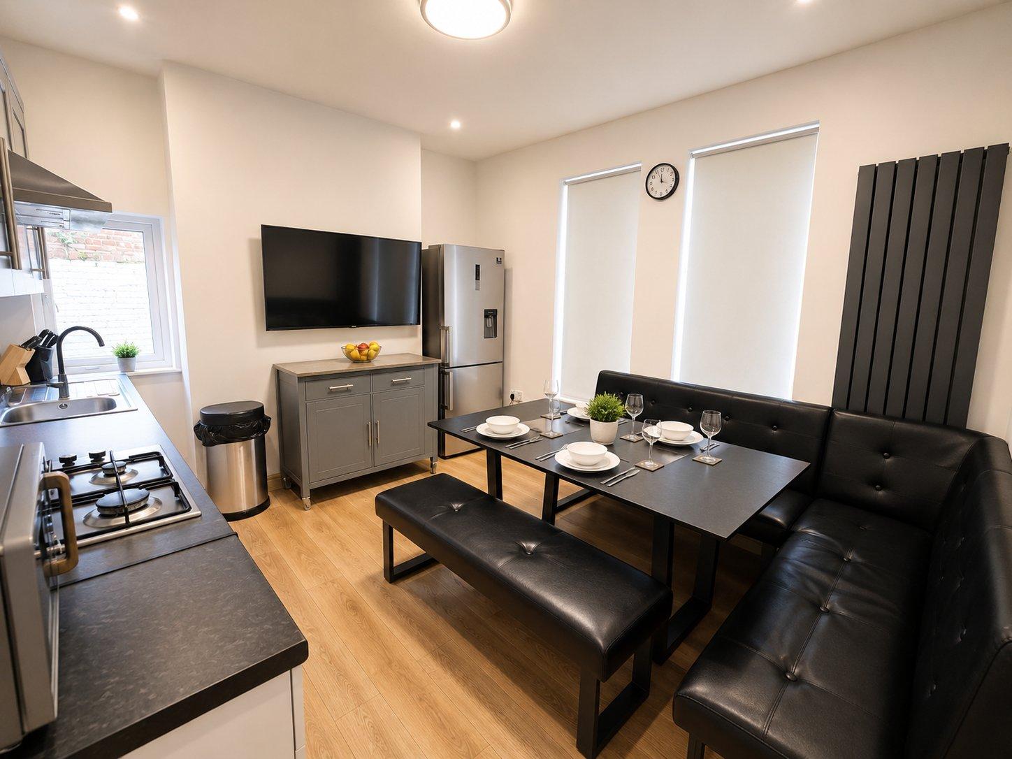 4-BR Liverpool House: Free Parking & Self Check-in4